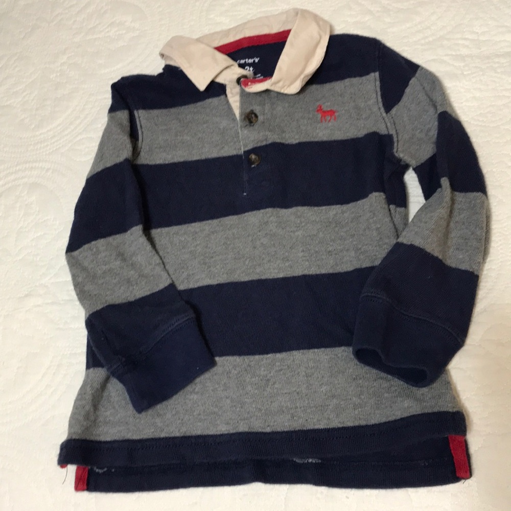 Boys Carter’s Long sleeve polo